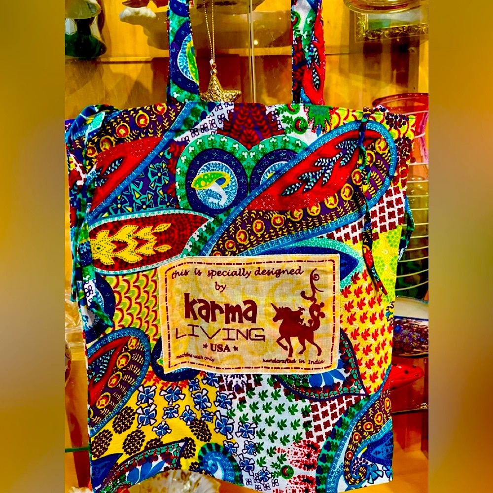☮️ KARMA LIVING Boho Twin Duvet Cover/Sham Cover in Tote